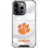 Clemson University White Jersey iPhone 14 Pro Clear Case